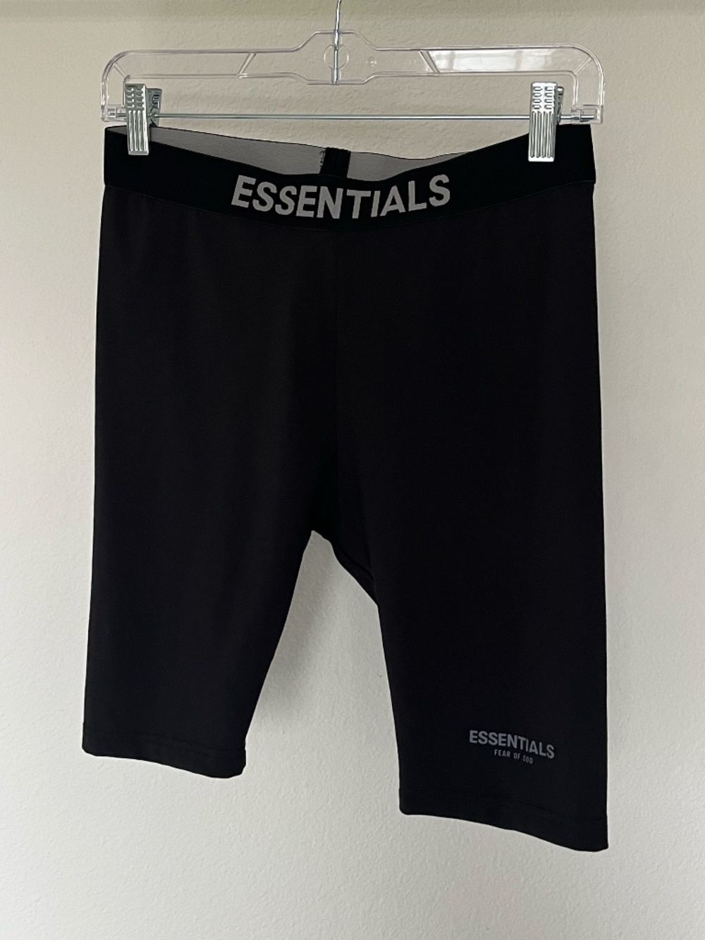 ESSENTIALS FEAR OF GOD | Athletic High-Waisted Bike Shorts in Black | Size Small - Picture 2 of 7